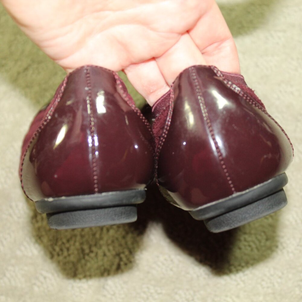 Croft & Barrow Ortholite Womens 73277 Sz 7.5M Maroon Ballet Flats - Picture 5 of 6